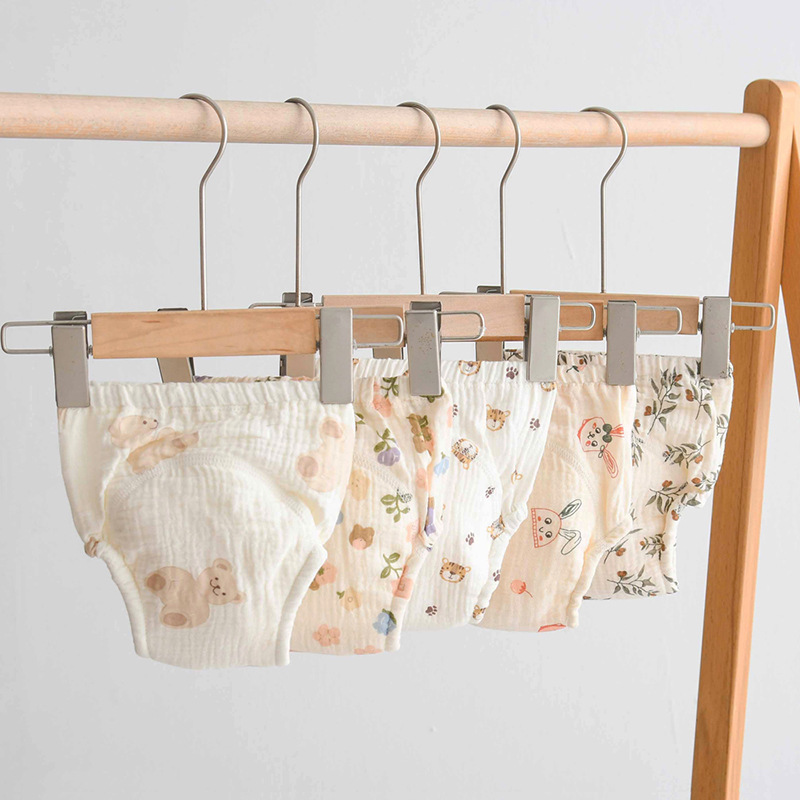 Корейские обучающие трусики из марли, водонепроницаемые, хлопковые, категория A