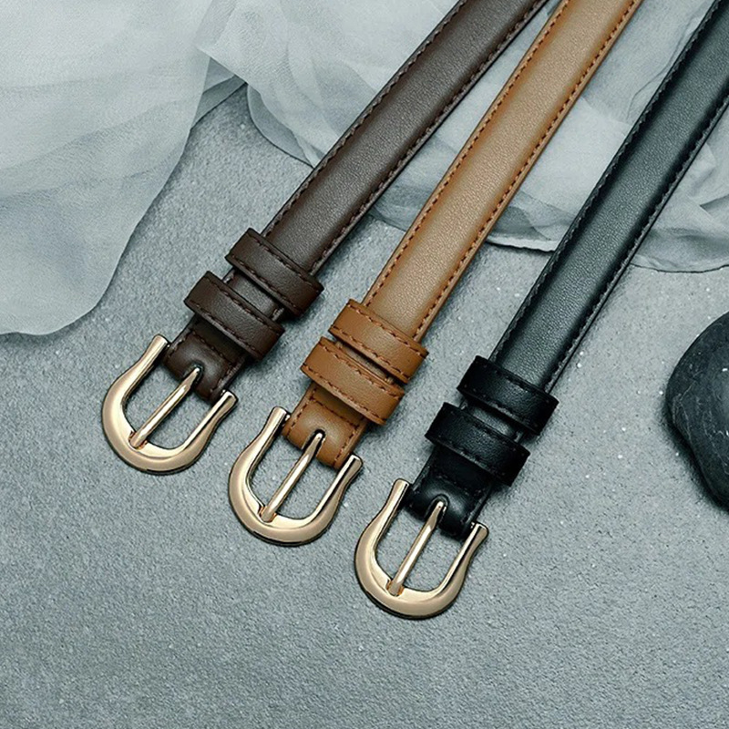 Simple Joker Belt Simple Pin Buckle Joker Jeans Ladies Belt Trousers Summer Decorative Trousers Wholesale