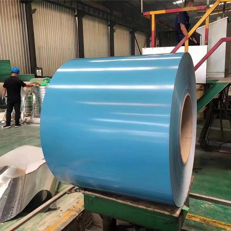Tianjin Xinyu color steel coil color coated plate blue galvanized color steel plate self-cleaning color coated plate price factory wholesale