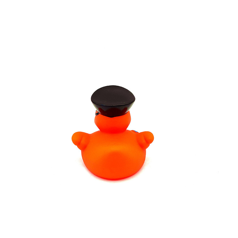 Cross-Border Hot-Selling Pirate Duck Spot Wholesale Children's Bathing and Water Toys Little Yellow Duck Pinch and Call Vinyl Toys
