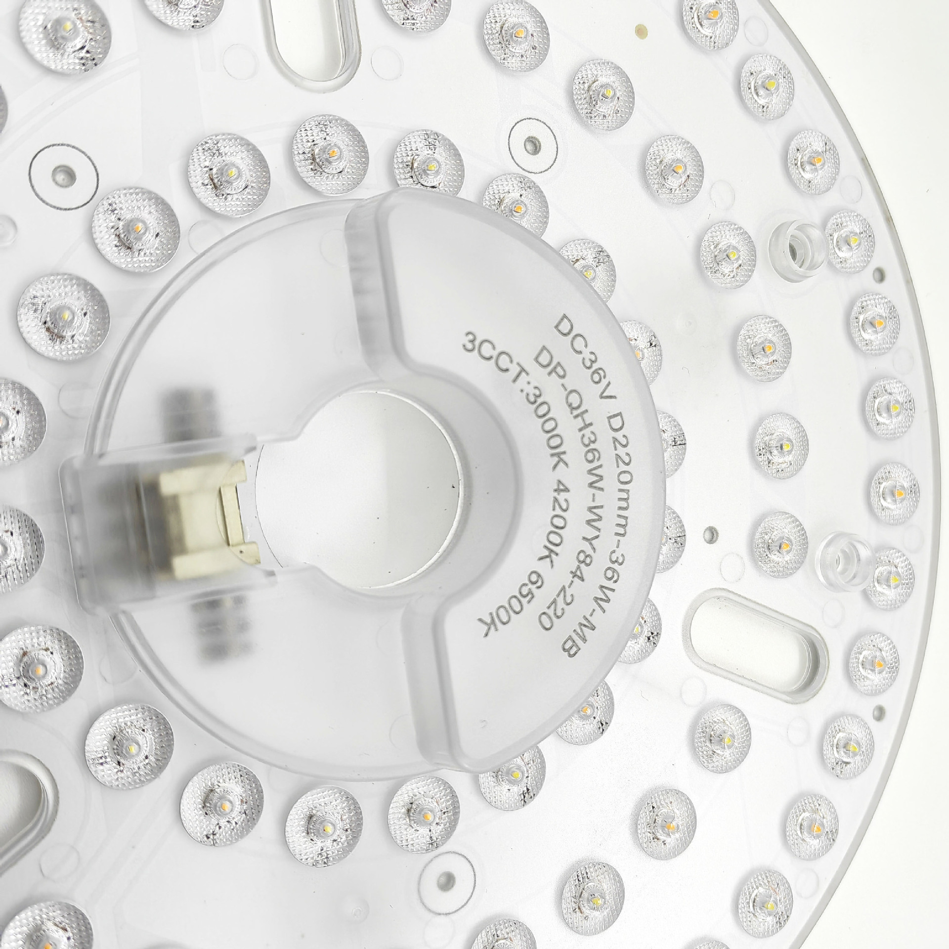 36V Stepless Dimming Color Mixing 220mm Ceiling Fan Lamp Wick Remote Control Wick Factory Direct Supply Wholesale Mixed Batch