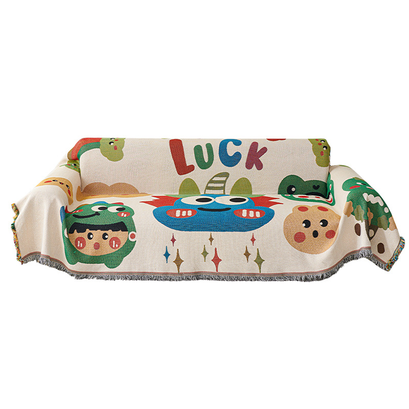 Sofa Cover Cloth with a High-End Feel, Suitable for All Seasons, Custom Sofa Cushion, Autumn and Winter Anti-Cat Scratch One-Piece Sofa Cover