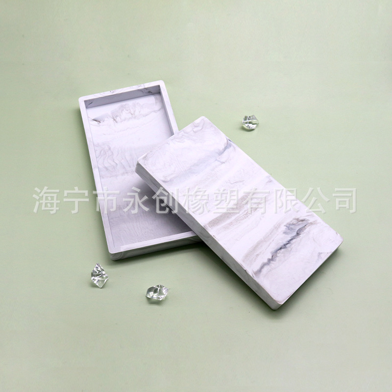 Silicone Storage Tray Bathroom Wash Tray Hotel Toothpaste Toothbrush Storage Box Key Necklace Hand Jewelry Storage Tray