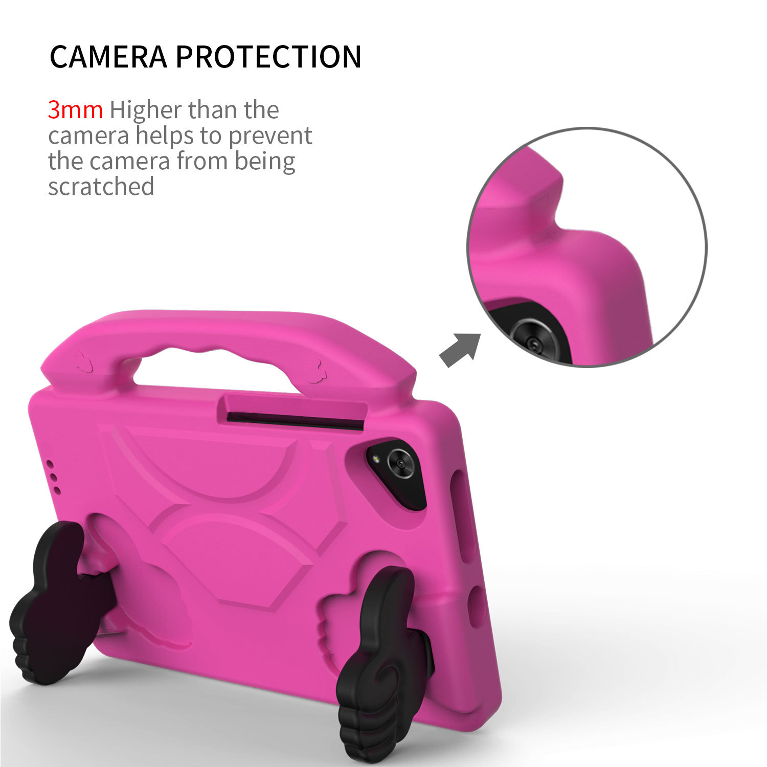 TAB A9 8.7 X110/X115/T220 universal thumb EVA tablet anti-fall protective cover patent