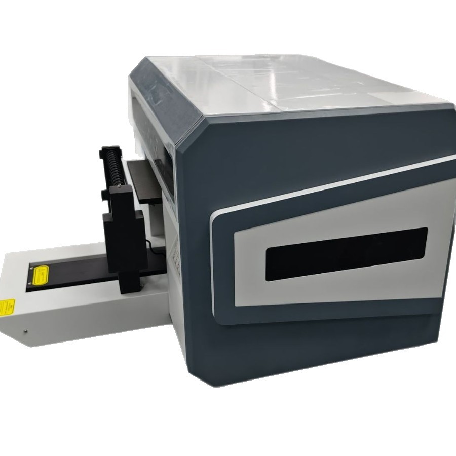 A3 Small Uv Printer for Acrylic Crystal Cold Transfer Labels, Clothing Imitation Silicone 3D Labels, Flatbed Printer