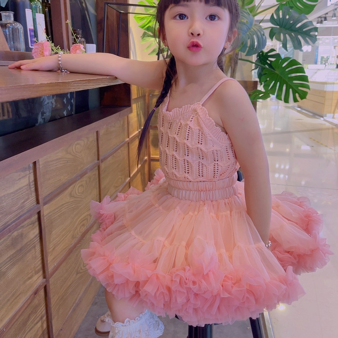 Customized Production of Tutu Skirts, Rainbow Skirts, Children's Princess Skirts, Puffy Skirts, Half Skirts, Gauze Skirts, Children's Skirts, Factory for Young Children