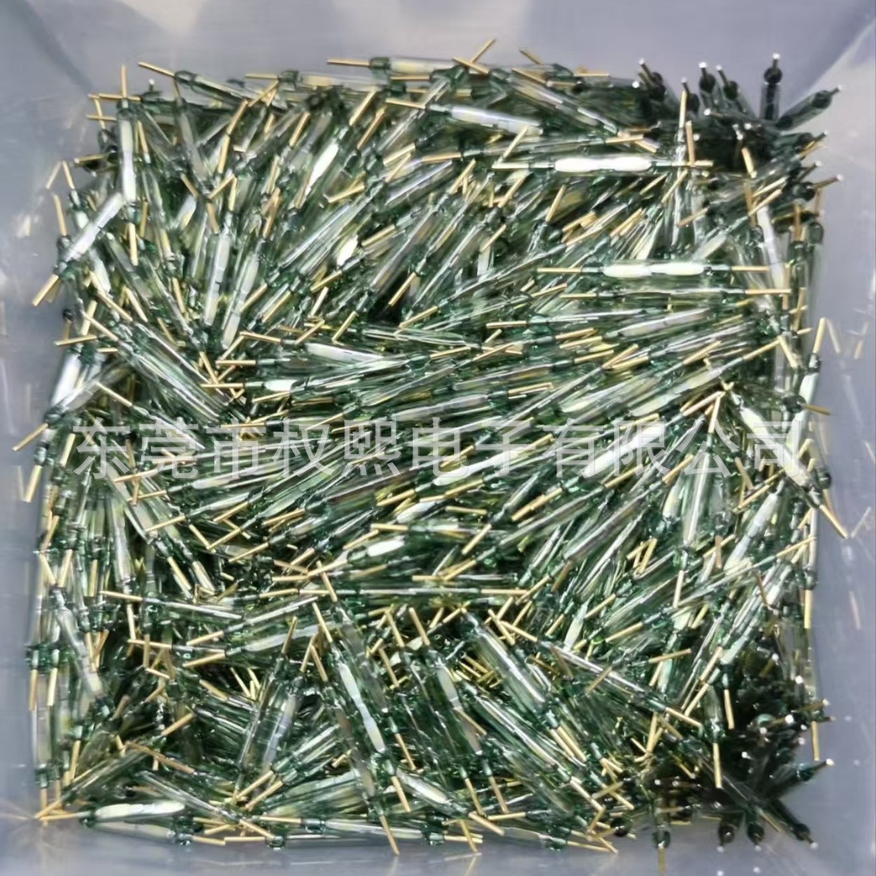 Dry Reed Switch Bending and Cutting Angle Processing, Bending and Cutting Feet, High-Voltage Magnetic Reed Switch, Magnetron