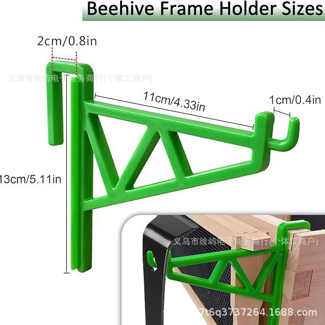 Cross-Border New Product Beekeepinghivestand Beehive Frame Clip Beekeeping Frame Bracket Abs Honeycomb Frame Disassembly