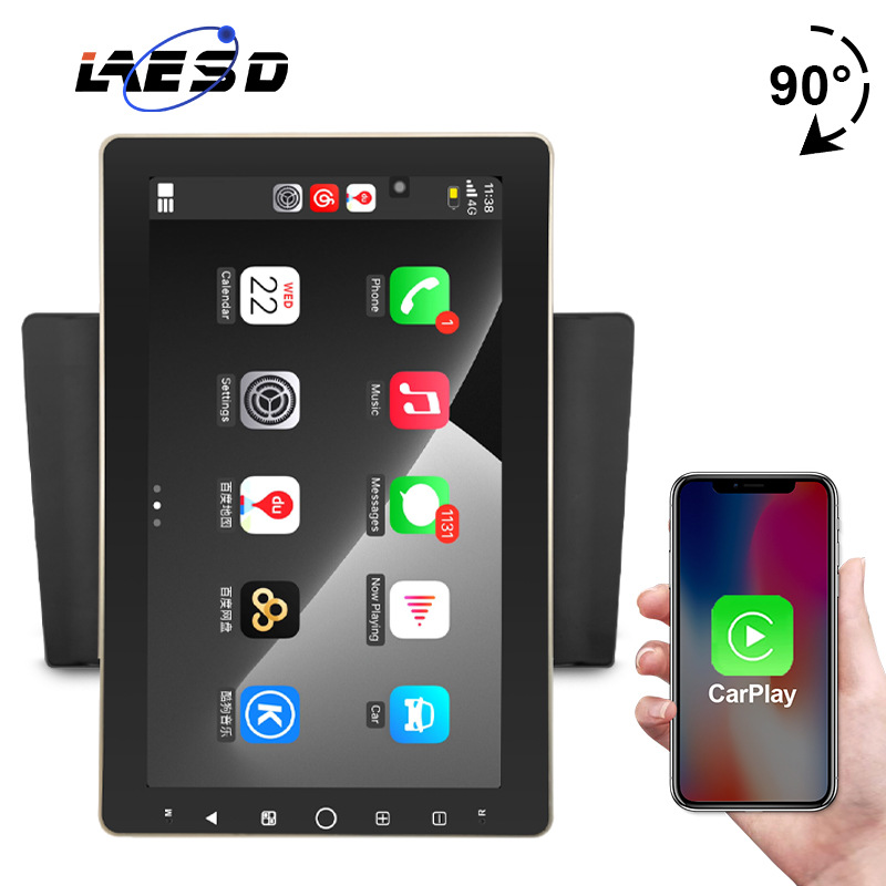 Cross-Border Hot Selling Rotary Car Navigation Wireless Carplay