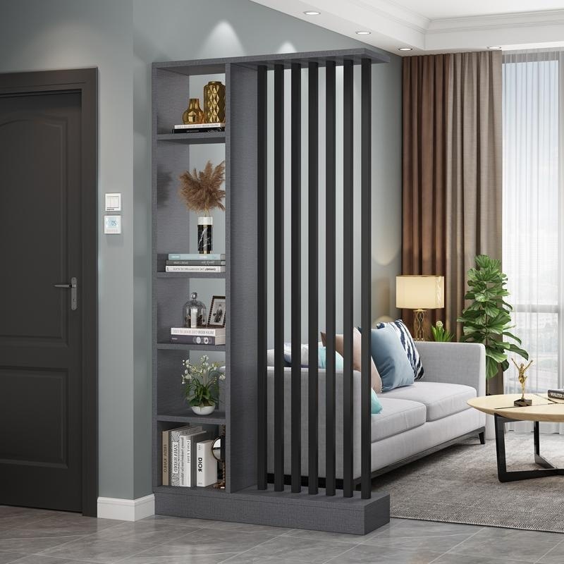 Small Apartment Floor-Standing Screen Partition Living Room Entrance Cabinet Household Light Luxury Blocking Partition Decorative Screen Cabinet Supply