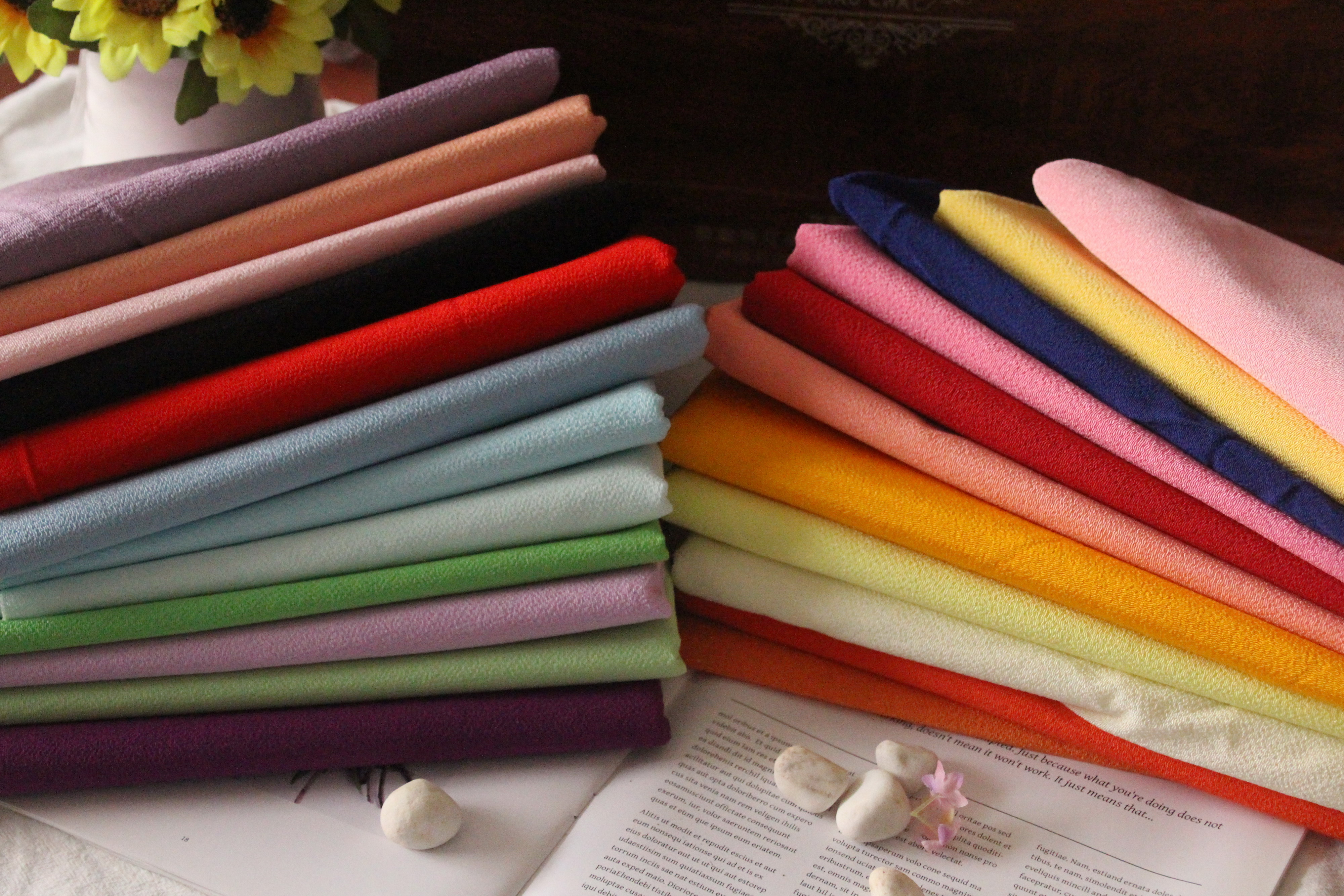 (Полметра) Японская креповая ткань, ручная работа, без инструкции