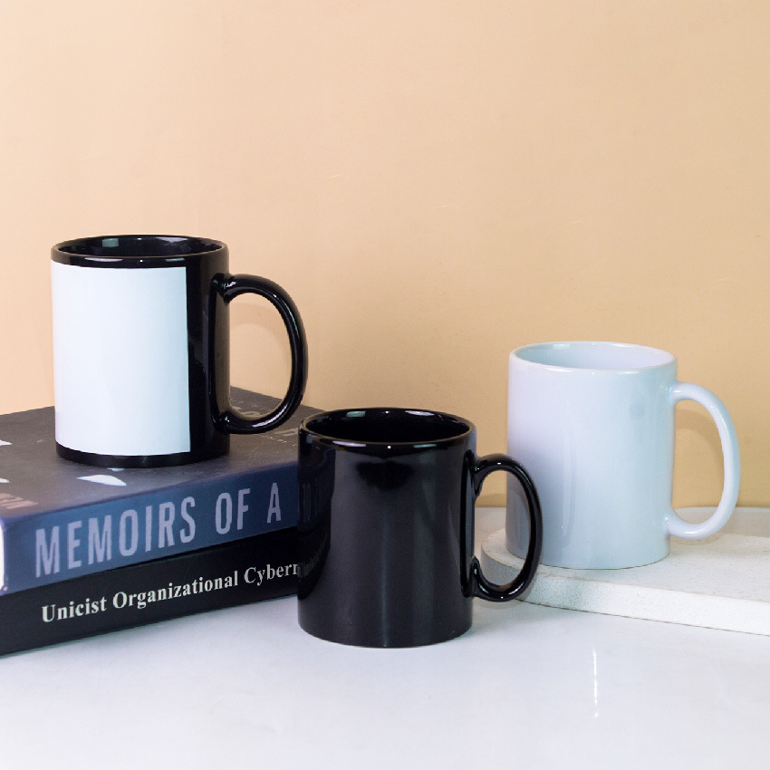 Foreign Trade Coated Mugs, Ceramic Cups, Wholesale in Stock, Engraved Advertising Logo, Gift Activities, Sublimation Mugs