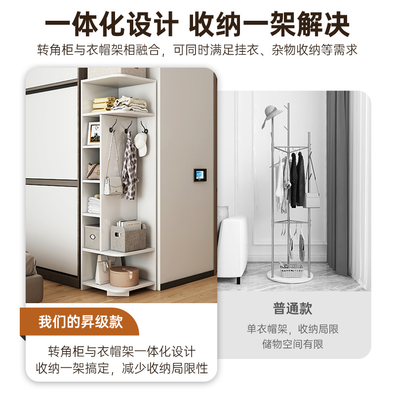 Corner Cabinet Door Corner Can Hang Clothes Triangle Cabinet Home Corner Cabinet Living Room Wall Side Cabinet Bedroom Corner Storage Cabinet