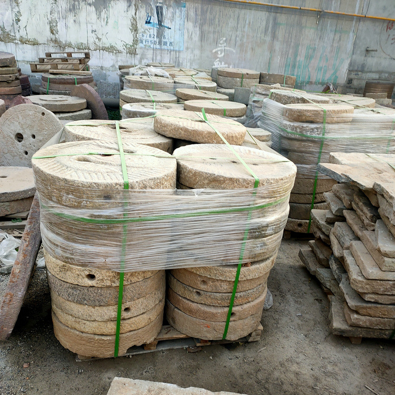 Old Grinding Disc Rural Old Stone Grinding Disc Stepping Stone Old Stone Disc Stone Grinding Stone Paving Stone Stone Old Stone Mill