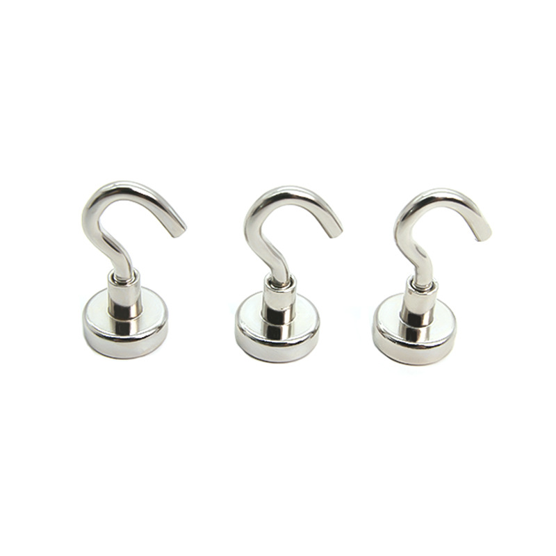 Magnetic Hook Magnet Round Kitchen Door Strong Magnetic Hook Strong Magnetic Suction Opening and Closing Suction Cup Hook Magnet