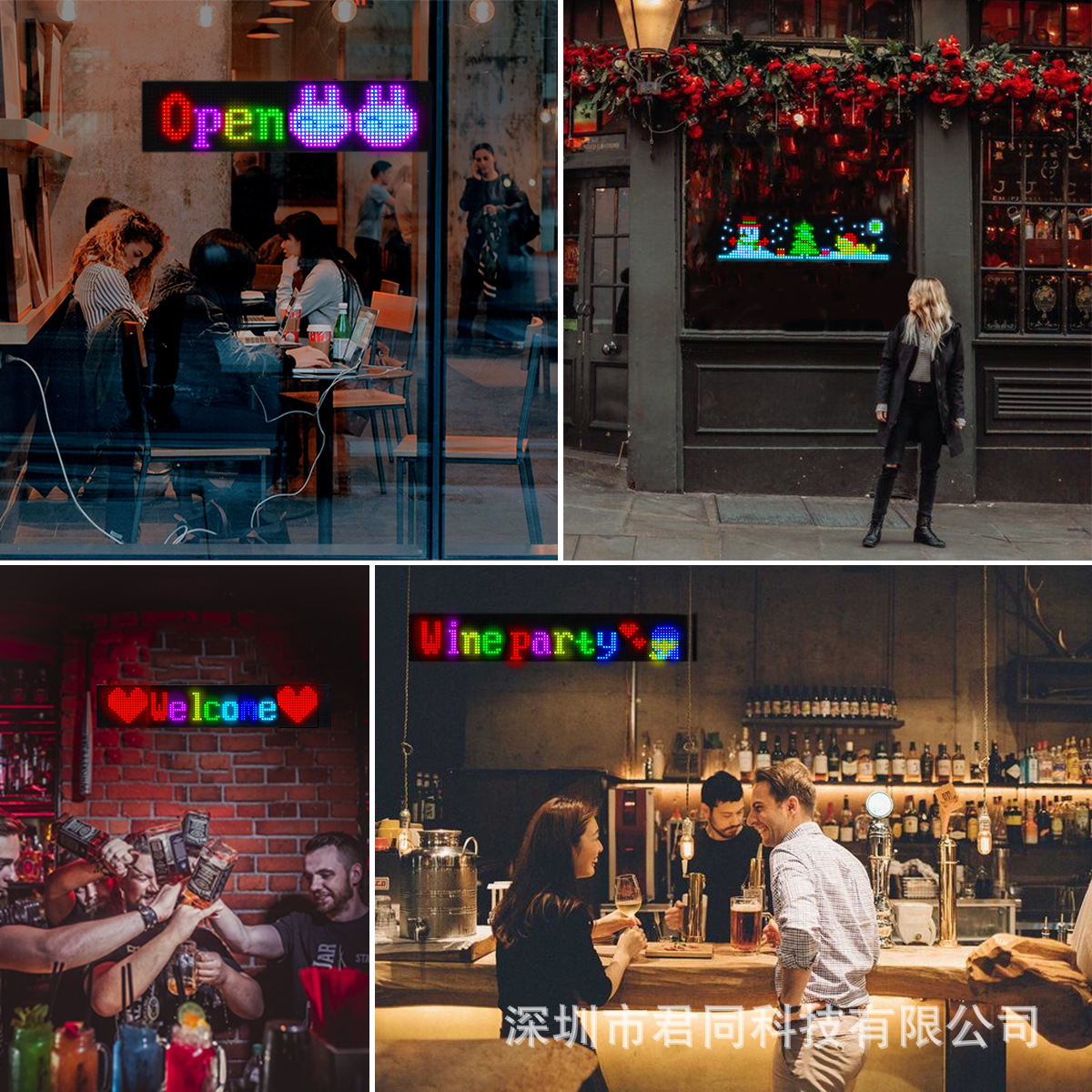 Flexible Led Advertising Screen Car Led Soft Screen App Bluetooth Smart Car Sticker Display Foreign Trade Cross-Border Hot Product