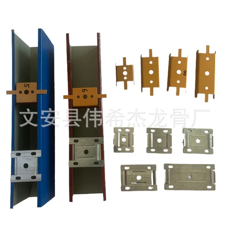 Factory Direct Supply House Ceiling Keel Square Tube Aluminum Alloy Thickeneded Square Keel Construction Decoration Keel Buckle