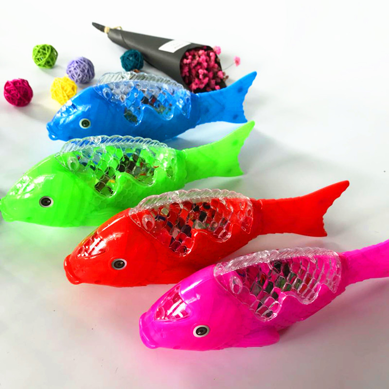 Электрическая игрушка с проекцией рыбы, светящаяся рыба с музыкой, игрушка для детей