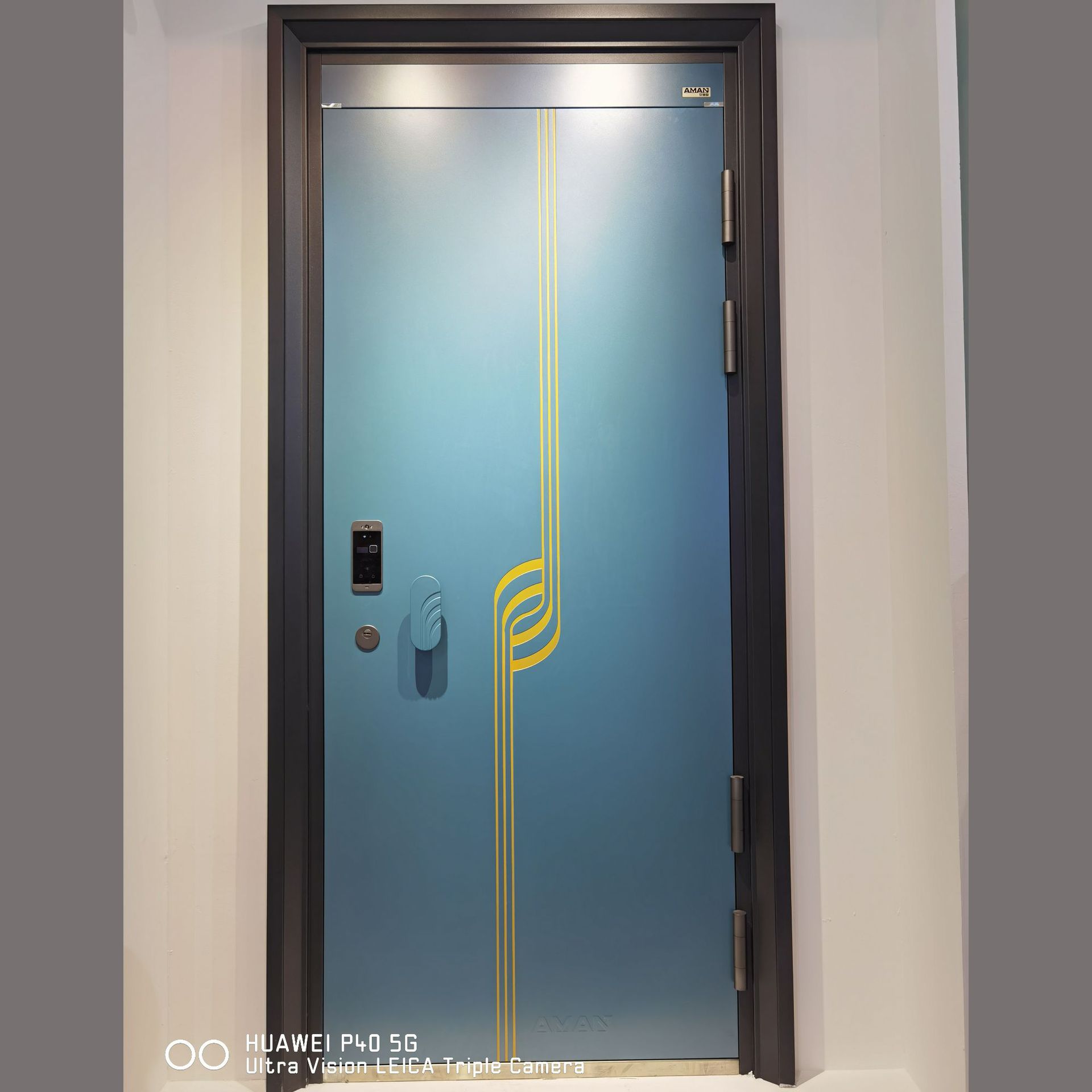 Security Anti-Theft Door, Class A, Simple Cast Aluminum Door for Home Use, Manufacturer with Nationwide Logistics and Installation, Available for Wholesale Entry-Level Doors