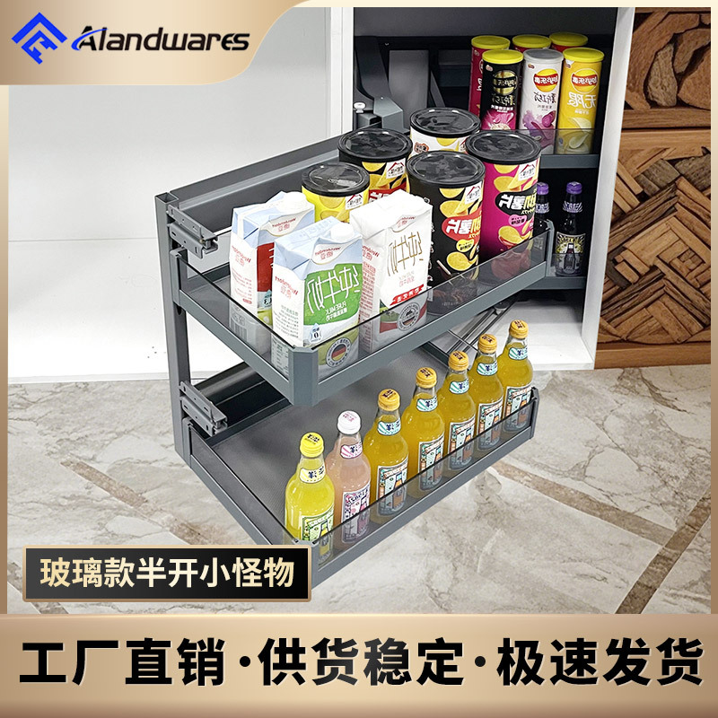 Угловая выдвижная корзина Orland, шкаф для кухни, встроенная полка