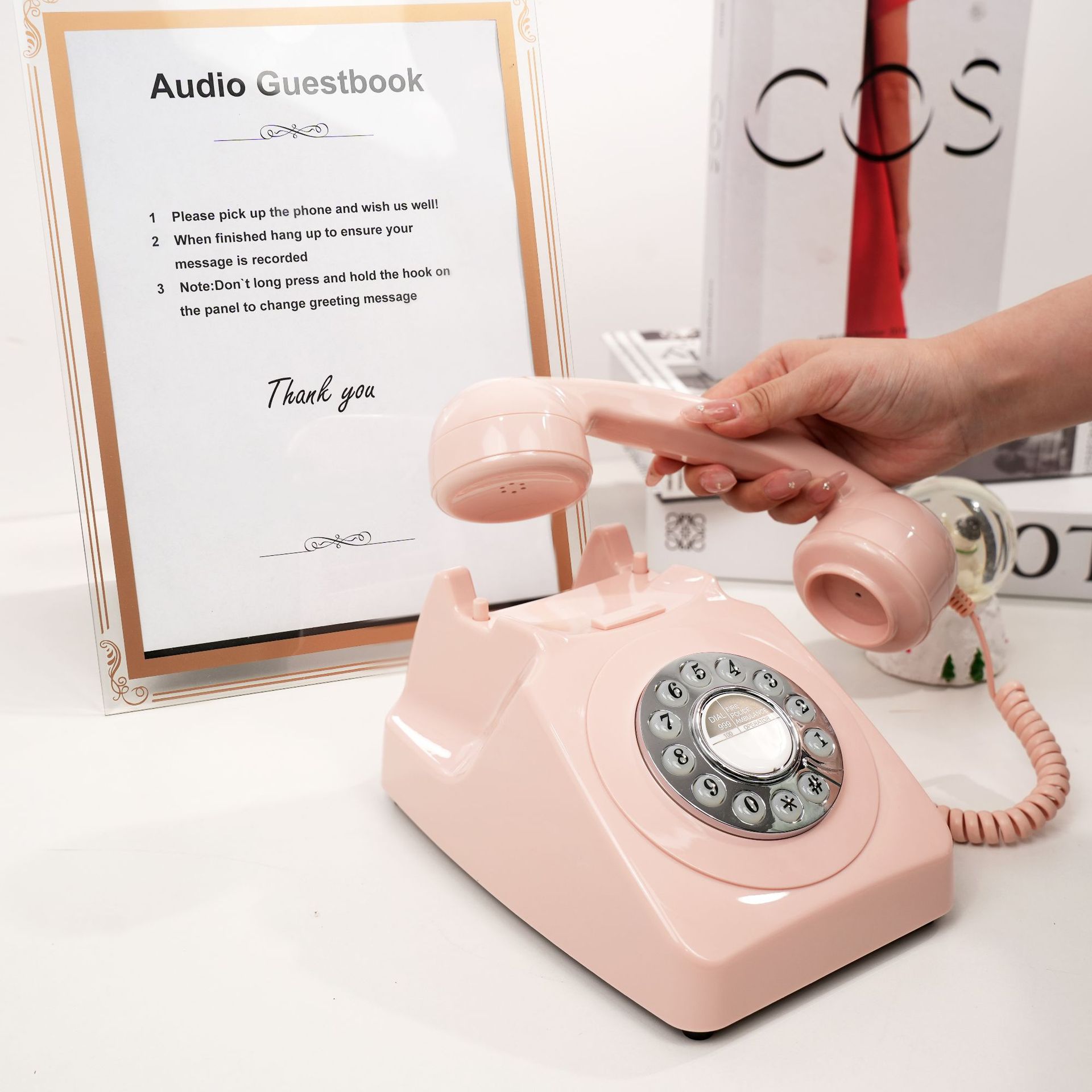 Recording Retro Phone Message Rotating Phone Office Hotel Wedding Party Cross-Border Wholesale