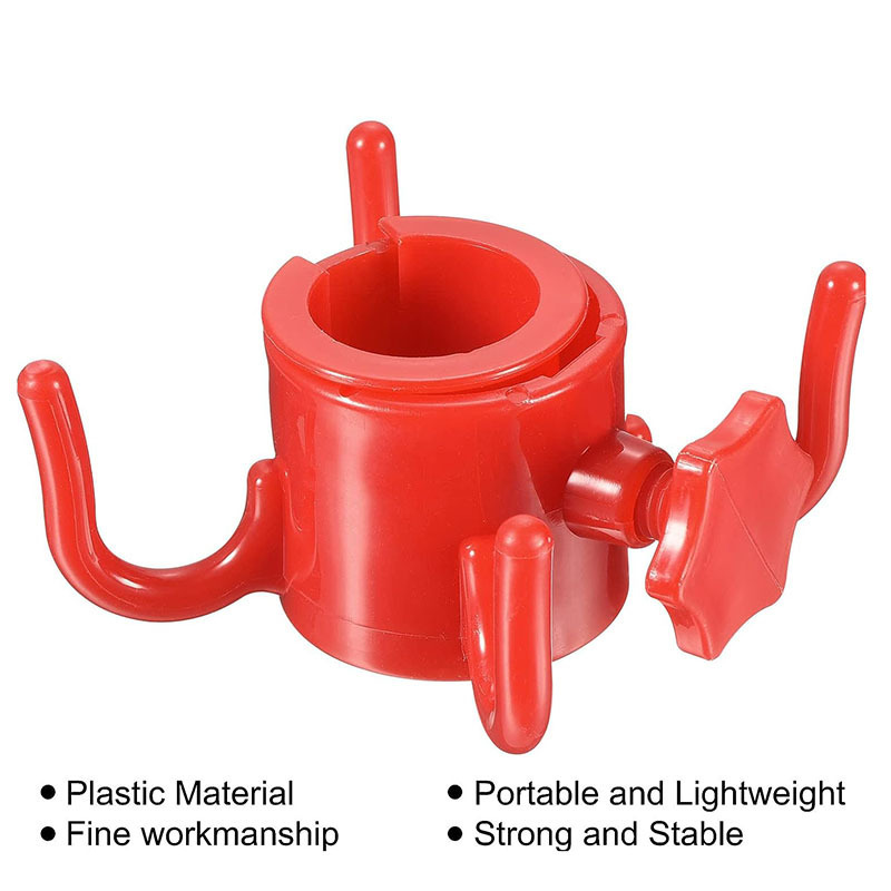 Beach Umbrella Hook Cross-border Beach Umbrella Anchor Middle Rod Four Corner Hook Garden Umbrella Plastic Four Corner Hook Accessories
