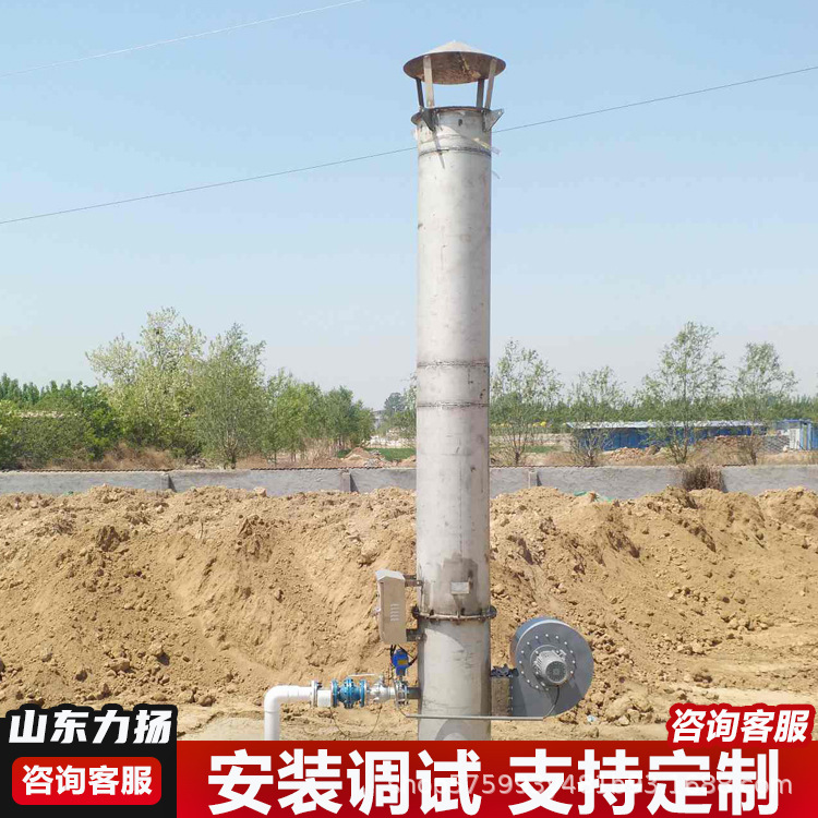 Liyang Internal Combustion Emergency Biogas Torch Stainless Steel Biogas Combustion Torch for Biogas Engineering Supporting Equipment