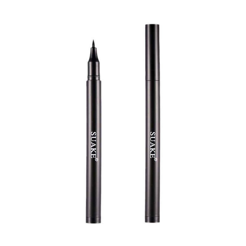 [New Style] Suake/Suake Quick-Drying Cool Black Eyeliner Liquid Waterproof Non-Smudge Cross-Border Makeup for Beginners