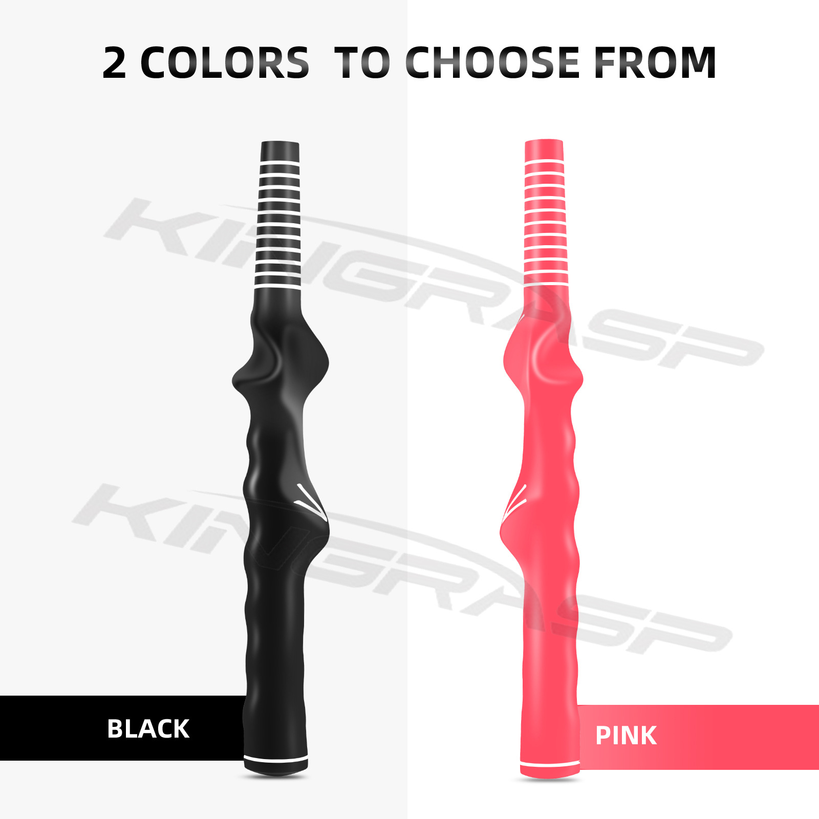 Golf Rubber Grips Left and Right Hand Swing Exerciser Practice Tools Men's/Women's/Children's Hand Grips