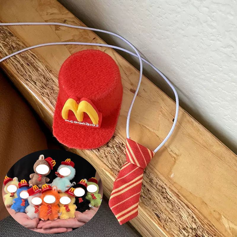 Декоративные аксессуары для кукол McDonald's, бархатная кепка, одежда для кукол, креативная шляпа