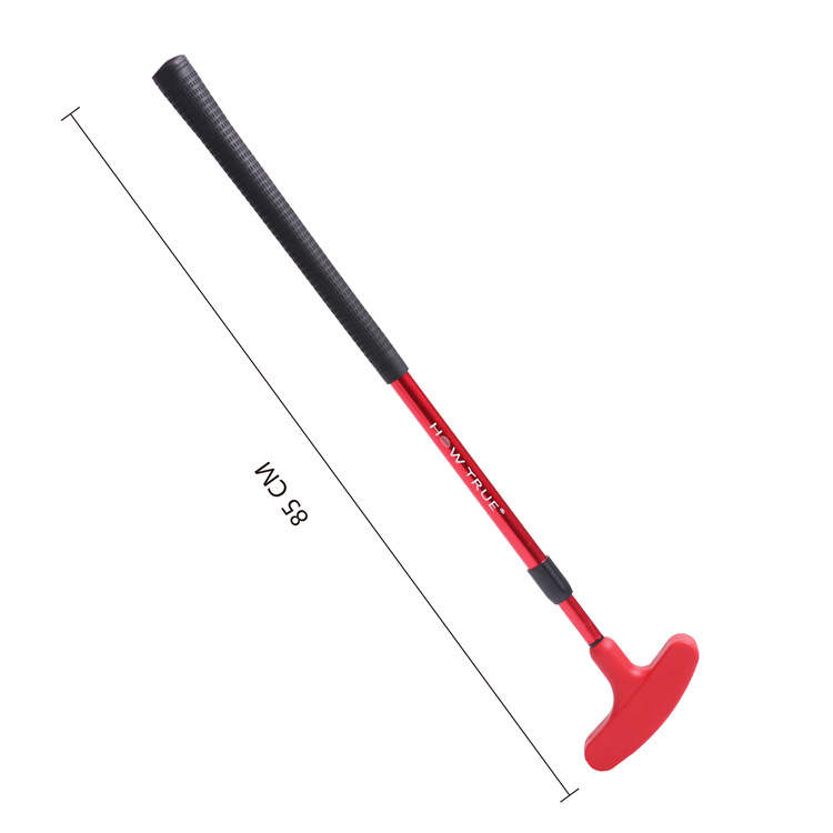 Factory wholesale golf telescopic push rod left and right hand men's and women's children's practice rod aluminum alloy double head club