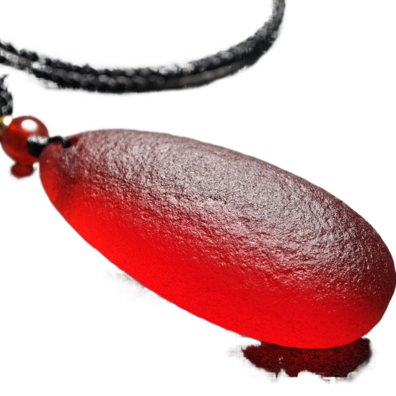 Factory Level I Xinjiang Korla Desert Meteorite Blood Meteorite wine red Transport Energy Stone Niche Meteorite Original Outlet