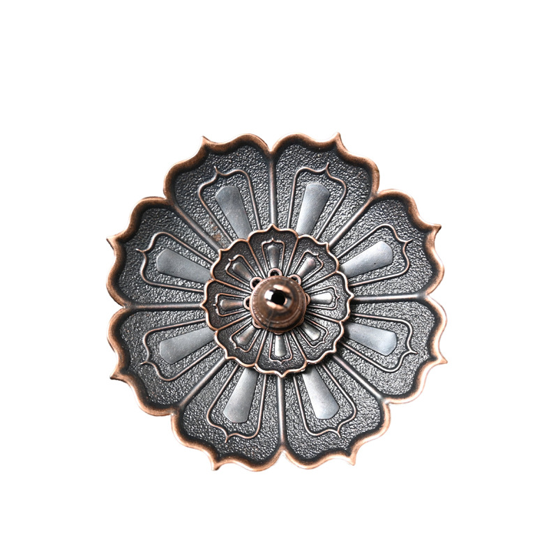 Sanbao lotus incense incense burner incense plate creative gourd incense plate line incense burner incense holder