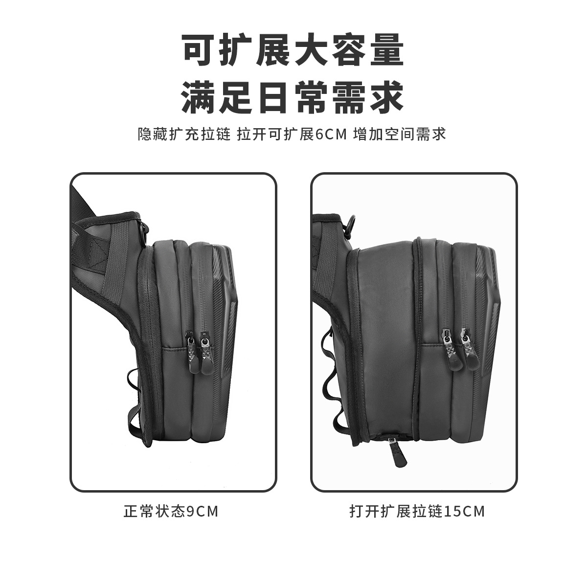 RZAHUAHU Motorcycle Leg Bag Waterproof Riding Motorcycle Crossbody Bag Men's Rider Waist Bag Chest Satchel Motorcycle Travel Equipment
