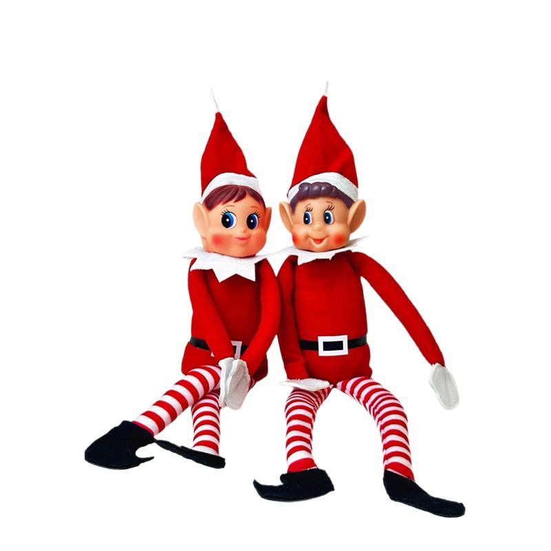 Cross-Border Best-Selling Long-Legged Doll Christmas Tree Ornament Gift Toy Christmaselfdoll Elf Doll