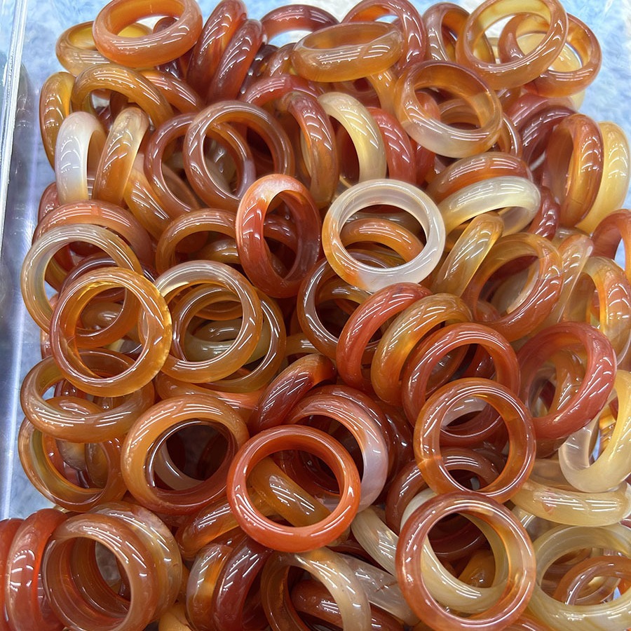 Natural Stone Agate Crystal Ring Ring Ring Ring Ring Ring Jewelry Jewelry Ring Jewelry