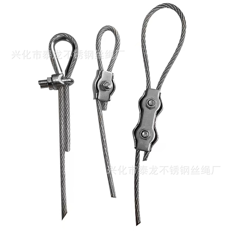 Guangdong source manufacturers 304 stainless steel wire rope outdoor greenhouse guardrail animal husbandry wire rope multi-strand single strand