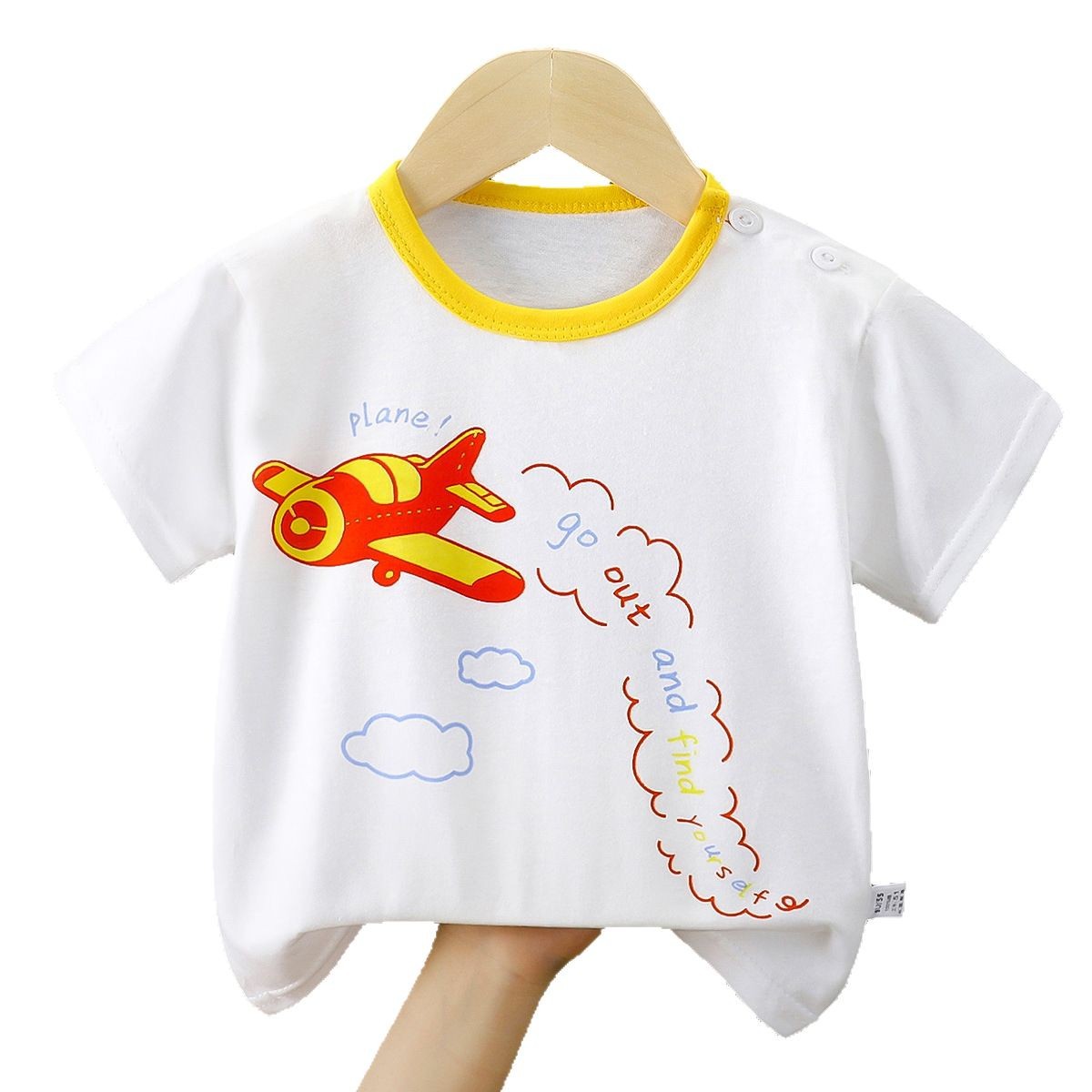 Children's Short-sleeved T-shirt Cotton Category A Summer New Boys' Baby Girls' Cotton Clothes Korean 2025 Children's Clothing