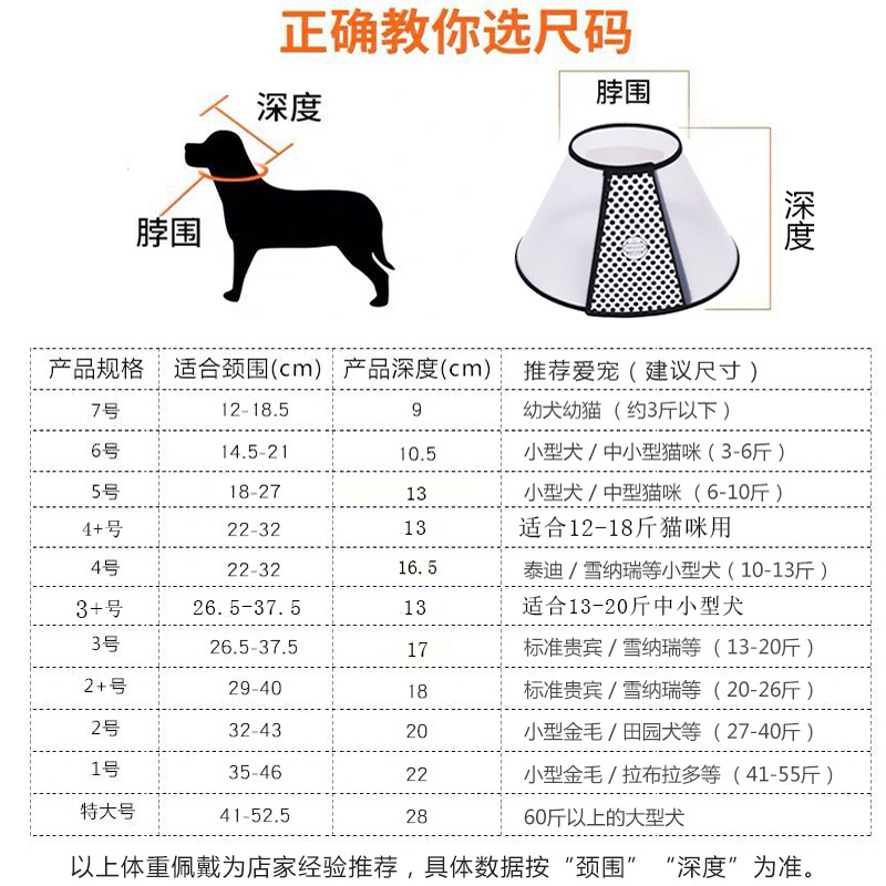 Elizabeth ring dog cat collar collar anti-licking ring soft pet headgear shame ring manufacturers wholesale