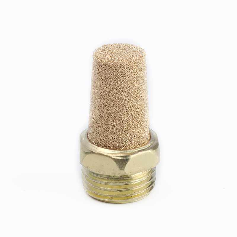 Pneumatic solenoid valve SML adjustable silencer SML flat head pagoda copper silencer BSL-01/02/03/04