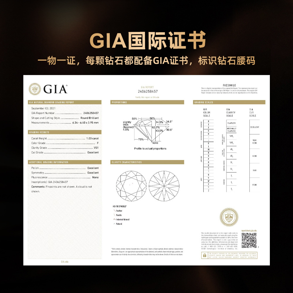 South African Natural Diamond Gia Loose Diamond Real Diamond Proposal Wedding Diamond Ring Round Loose Stone Ready-Made Jewelry Inlay