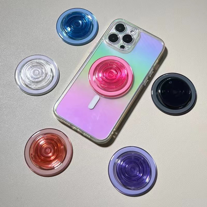 Ultra-transparent Magnetic Bracket Multifunctional Simple Magnetic Airbag Bracket Universal Mobile Phone Bracket Lazy Bracket