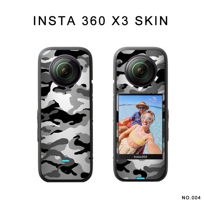 Наклейка Insta360 X3 Shadow Stone, защитная пленка для экшн-камеры, персонализированная, водонепроницаемая