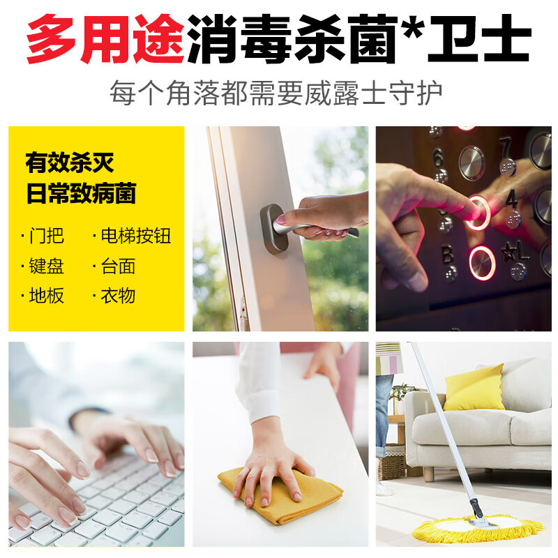 Welloux Concentrated Multi-purpose Disinfectant 60ml Pine Wooden Fragrant Clothes Home Pet Floor Available for Wholesale