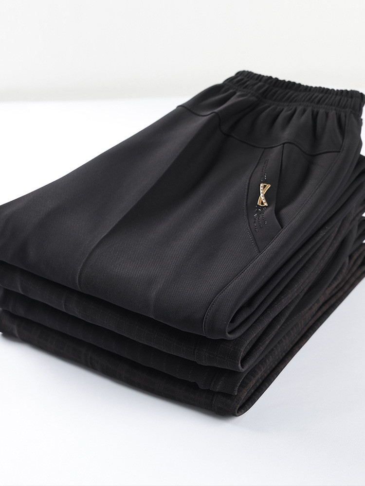 Old Lady's Pants Spring, Autumn and Winter Loose Straight Pants for the Elderly Women's Pants Spring & Fall Casual 70-Year-Old Granny Pants Spring