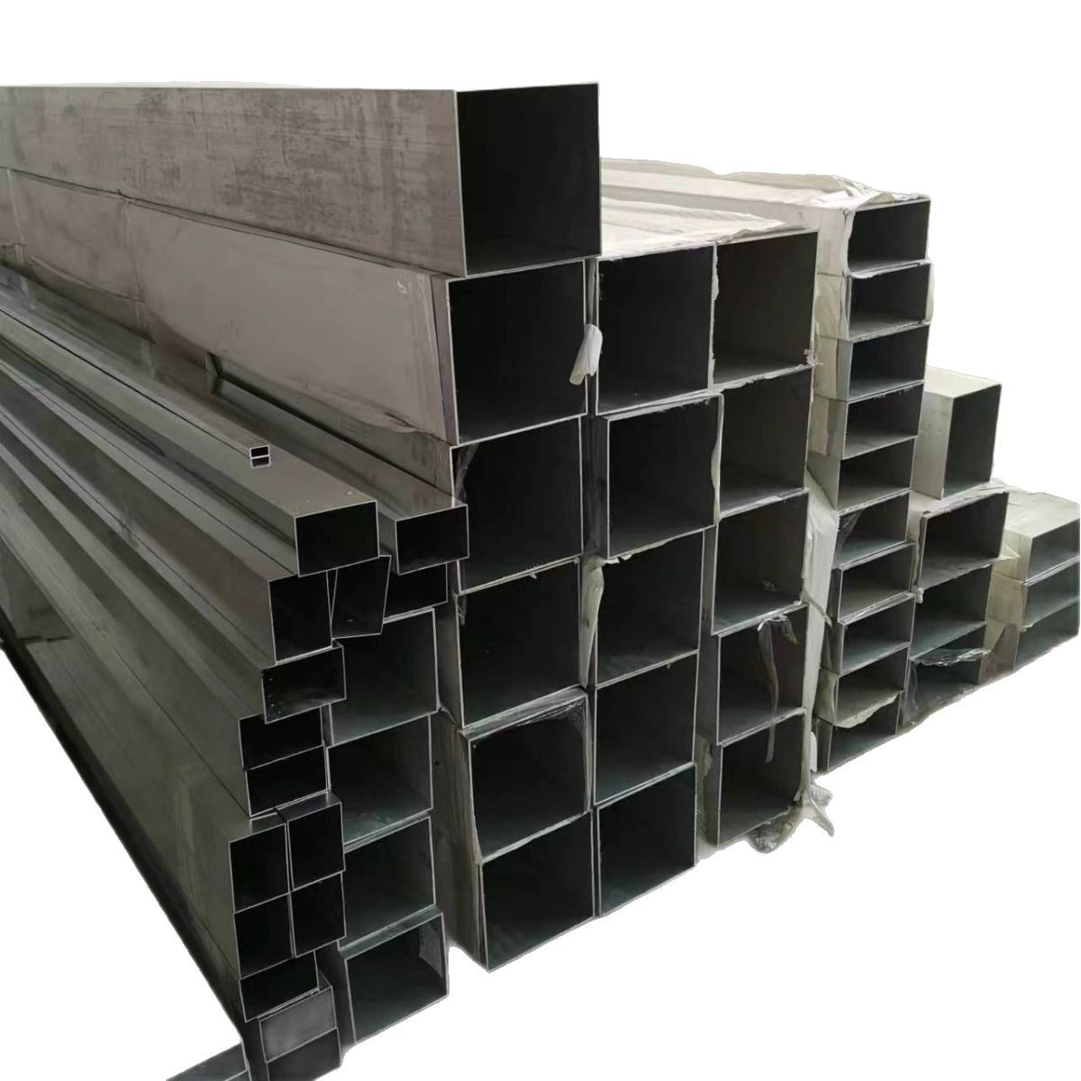 6061 Aluminum Alloy Square Tube Manufacturer Electrophoretic Oxidation Drawing 6063 Rectangular Aluminum Tube Processing Profile Aluminum Square Tube