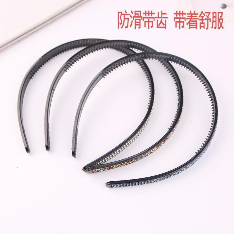 Popular Versatile Hairband, Thin Style, Forest Girl Lady Toothed Hairband, Female Face Wash, Korean Sparkling Rhinestone Headband
