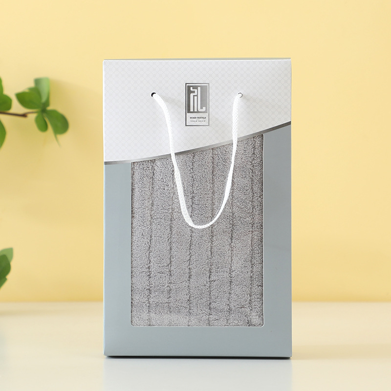 Factory Wholesale Coral Fleece Towel Gift Box Set, High-Density, Absorbent, Thickened Face Towel, Opening Event, Wedding Favor