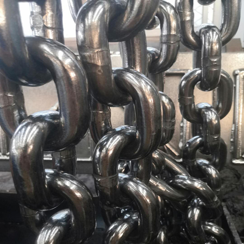 Manufacturers Custom Marine Hatch 11 * 43 Chain Manganese Steel Galvanized Chain Climbing Wheel Lashing Chain