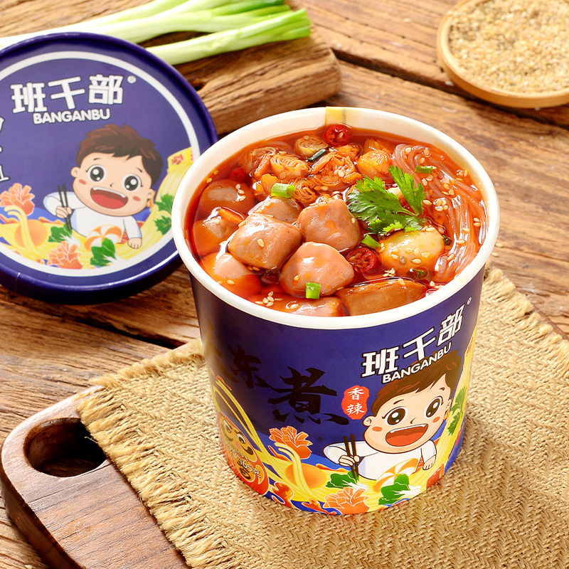 Лидер класса Острые и кислые лапши, Одэн, Кунжутная рисовая лапша, Чесночные ракушки, Многофункциональные смешанные лапши для ленивых людей